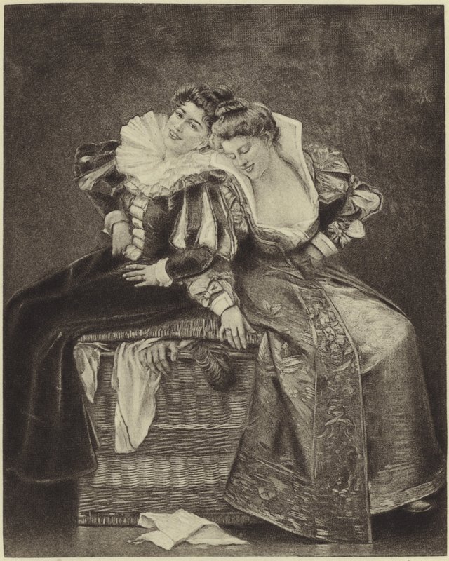 The Merry Wives of Windsor (fotogravure) af French School
