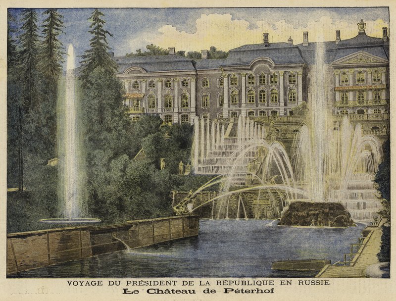 Peterhof-paladset, Skt. Petersborg, Rusland af French School