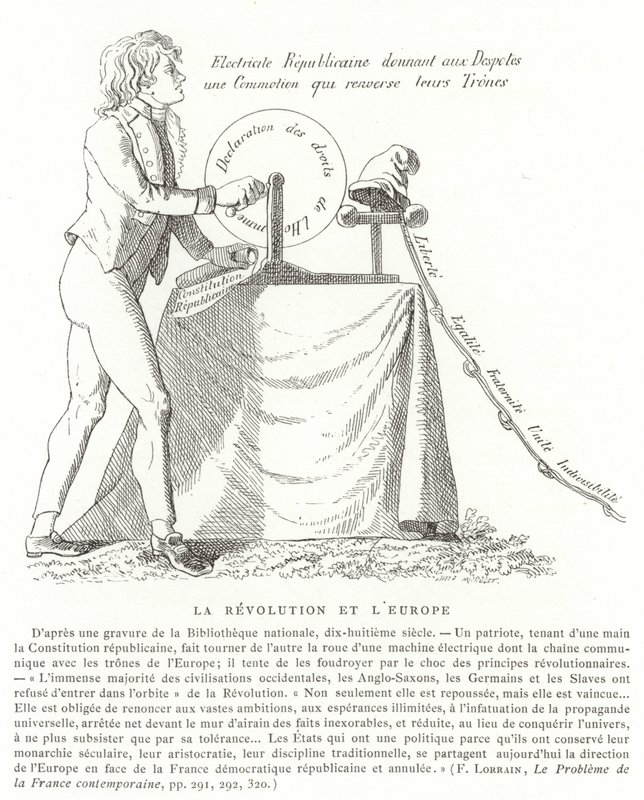 Revolutionen og Europa af French School