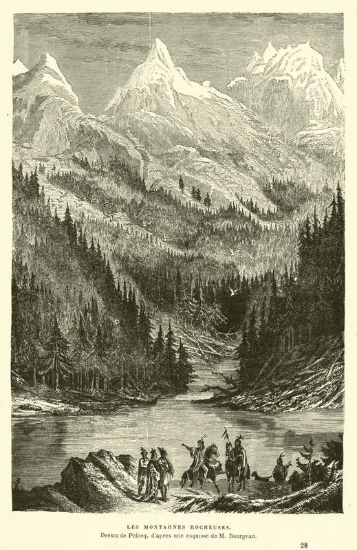 Rocky Mountains af French School