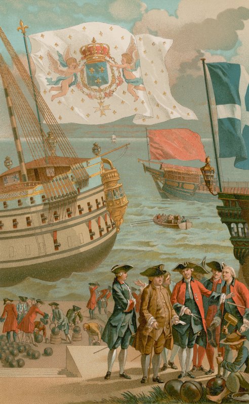 Royal Flag, Galley Flag, Flag of Merchant Navy af French School