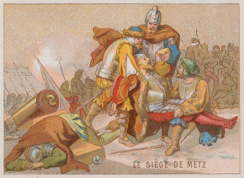 Belejringen af Metz i de italienske krige af French School