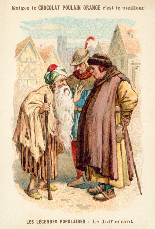 Den vandrende jøde (chromolitho) af French School