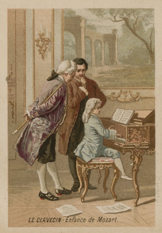 Clavichord: Mozarts barndom af French School