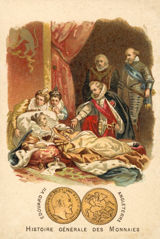 Elizabeth I af Englands død, 1603 af French School