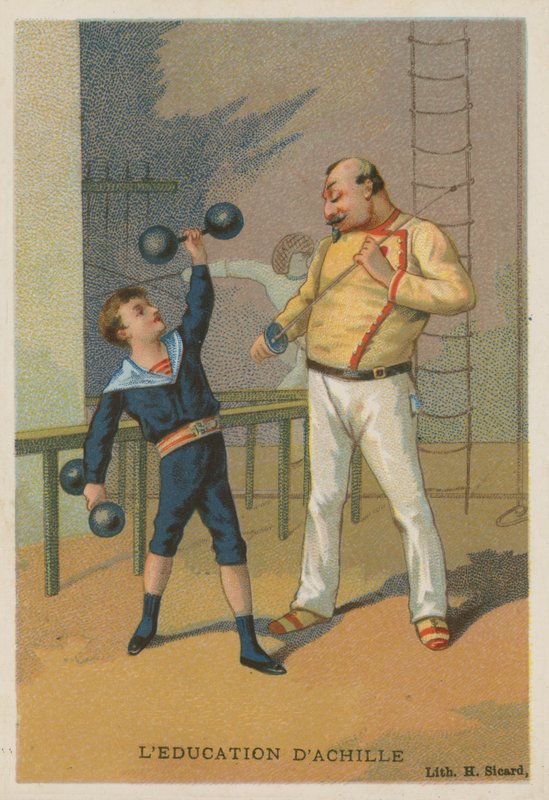 Uddannelse af Achilleus af French School