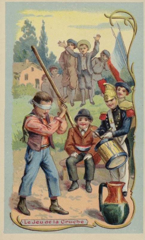 Kandespillet (chromolitho) af French School