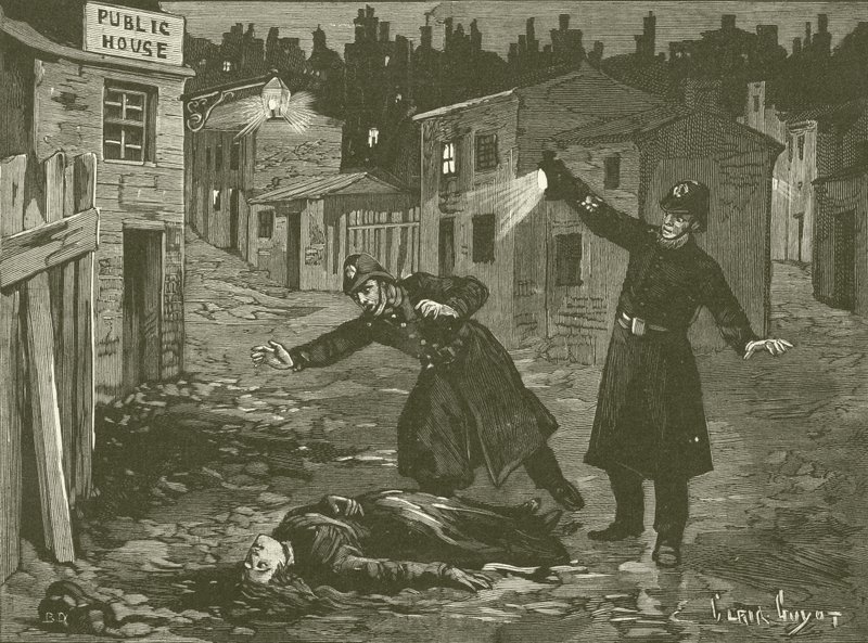 The last crime of Jack The Ripperdani af French School