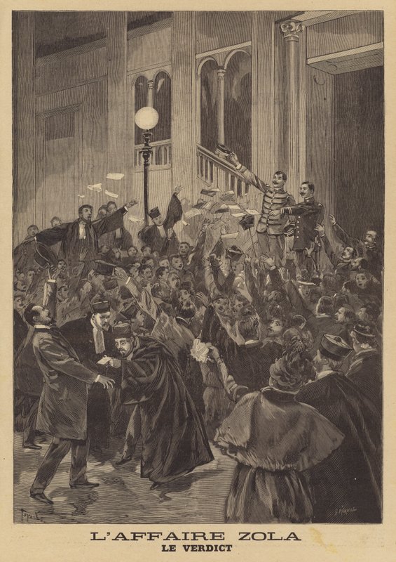 Injurieprocessen mod Emile Zola af French School