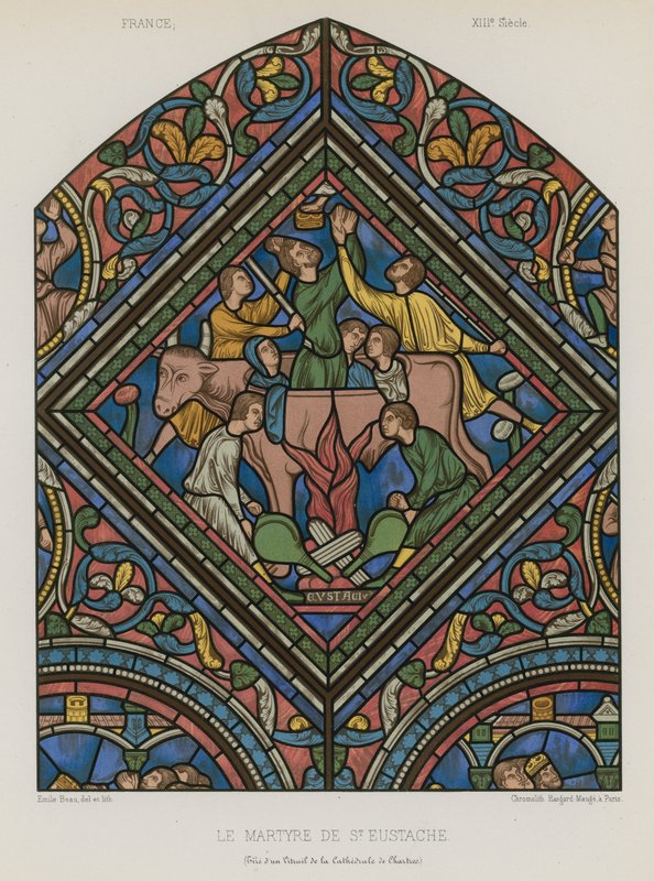 Sankt Eustaces martyrium af French School