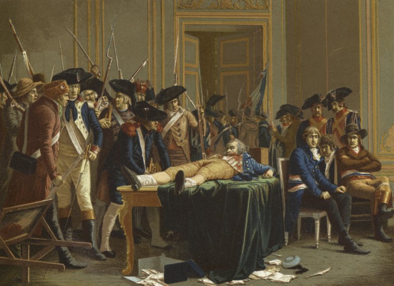 Morgenen den 10. Thermidor, år II (1794) af French School