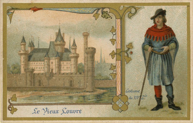 Det gamle Louvre af French School