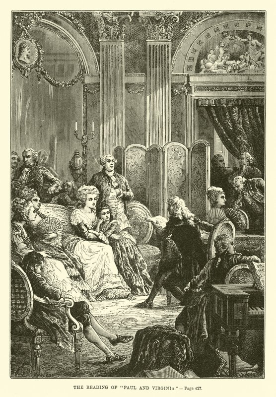 Læsningen af Paul og Virginia af French School