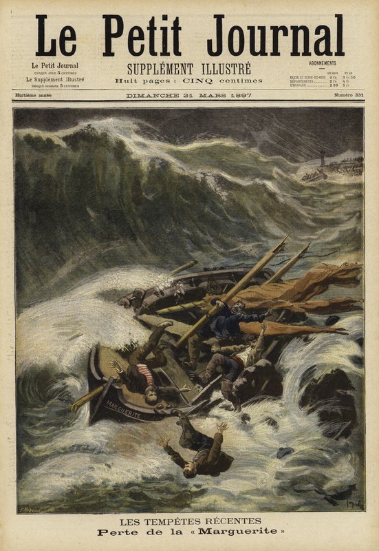 De seneste storme, Frankrig, 1897 af French School