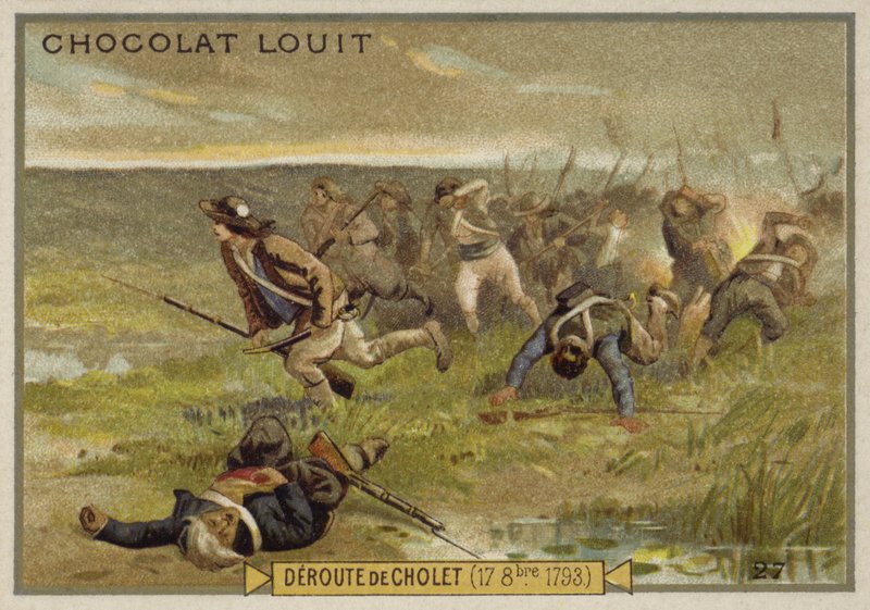 Cholets udbrud, Krig i Vendée, Franske Revolution, 17. oktober 1793 af French School
