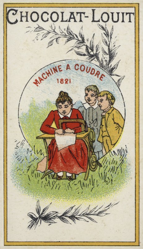 Symaskinen, 1821 af French School