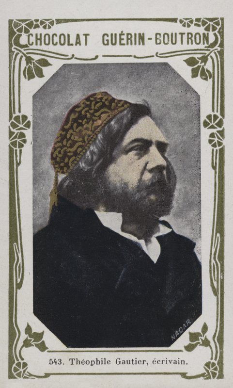 Theophile Gautier, ecrivain (farvet foto) af French School