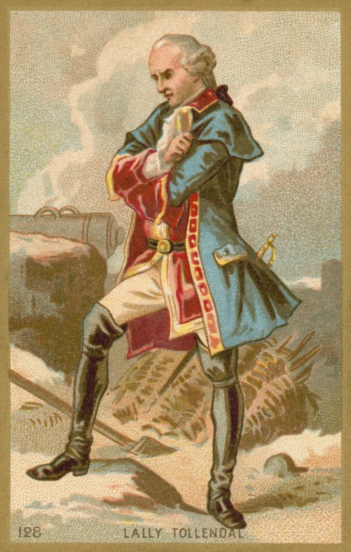Thomas Arthur, greve af Lally, baron af Tollendal, fransk general af French School