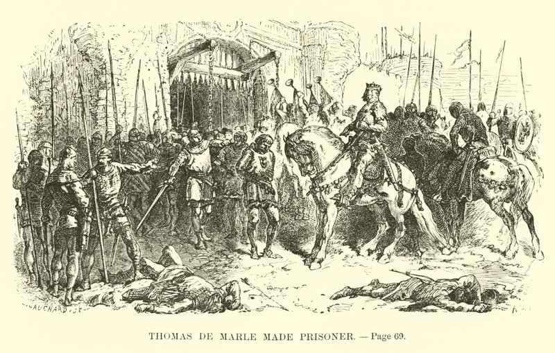Thomas de Marle taget til fange af French School