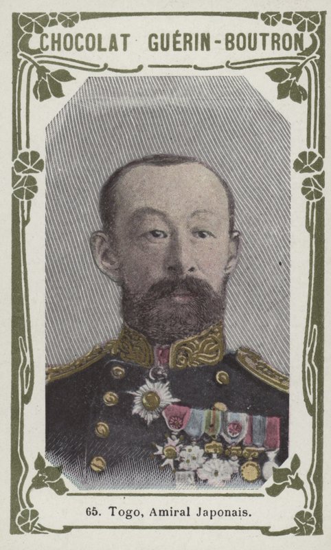 Togo, japansk admiral (farvet foto) af French School