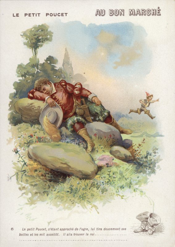 Tom Thumb, Ogre Sleeping af French School