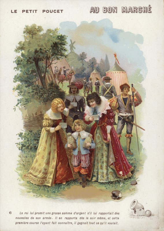 Tom Thumb, dreng med pengesække af French School