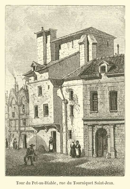 Tårnet i Pet-au-Diable, rue du Tourniquet Saint-Jean af French School