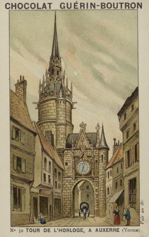 Clock Tower, i Auxerre, Yonne af French School