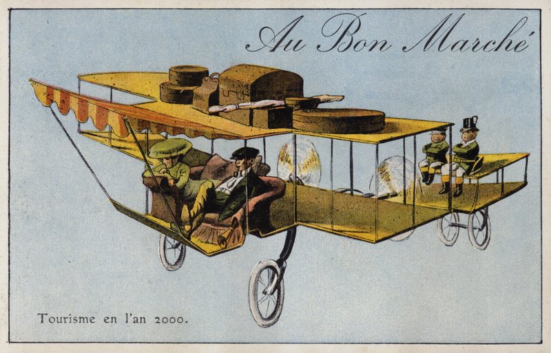 Turisme i år 2000 (chromolitho) af French School