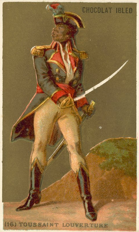 Toussaint Louverture, leder af den haitiske revolution af French School