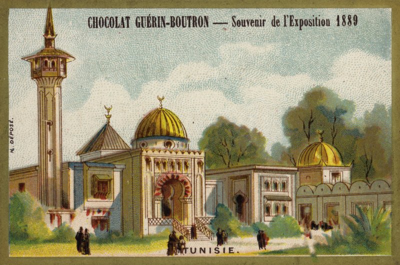 Tunesien (chromolit) af French School