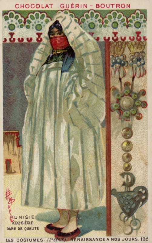 Tunesisk gentlewoman, 1800-tallet af French School
