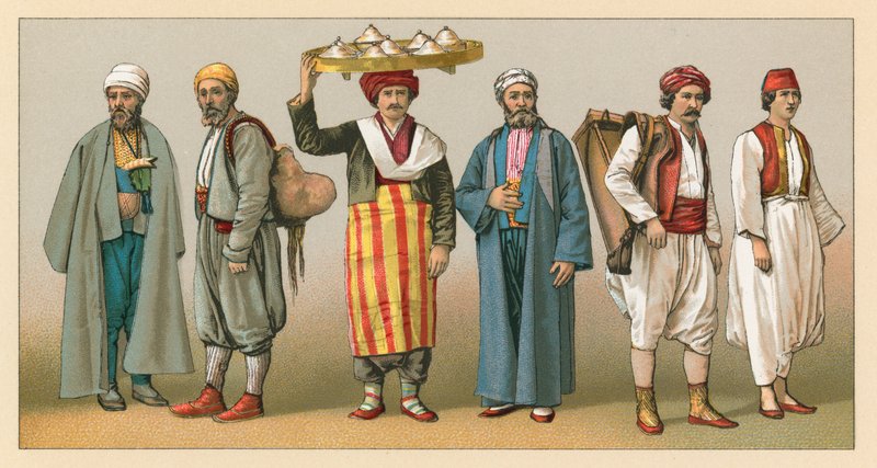 Tyrkiet kostume af French School