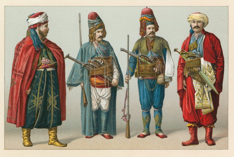 Tyrkiet kostume af French School