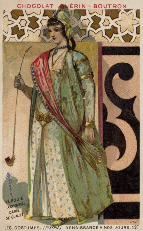 Tyrkisk gentlewoman, 1800-tallet af French School
