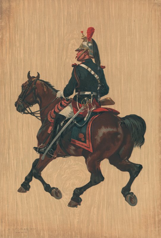 Uidentificeret soldat til hest af French School
