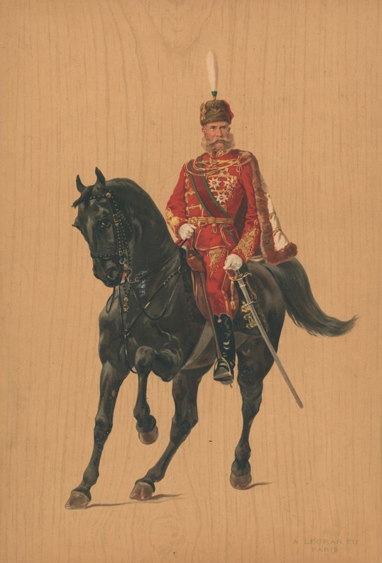 Uidentificeret soldat til hest af French School