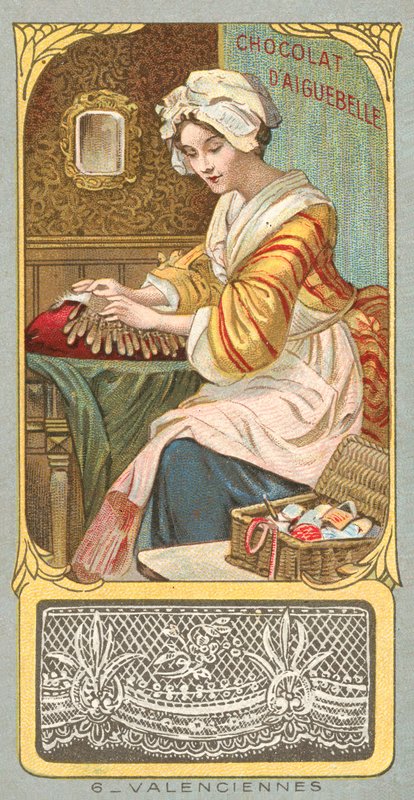 Valenciennes blonder af French School