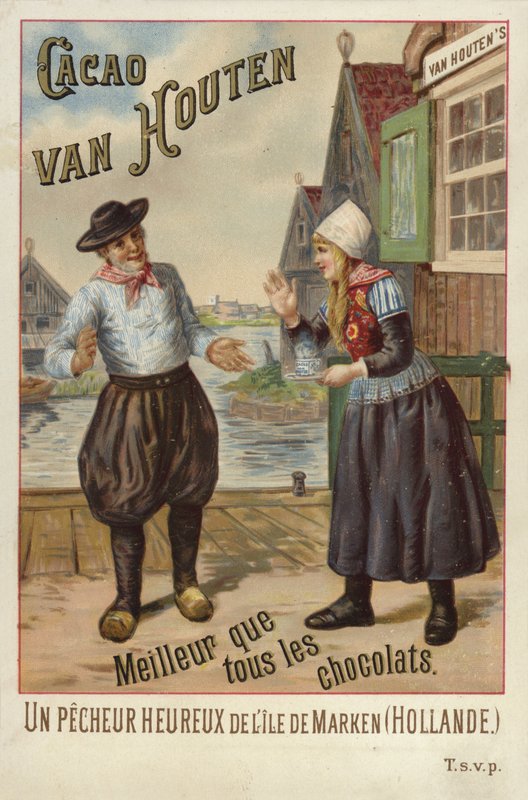 Van Houten Chokolade - hollandsk par af French School