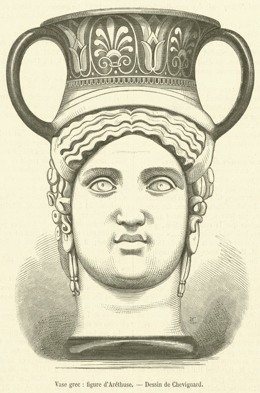 Vase grec, figur d