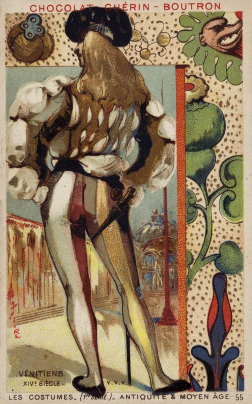 Venetiansk kostume, 14. århundrede af French School