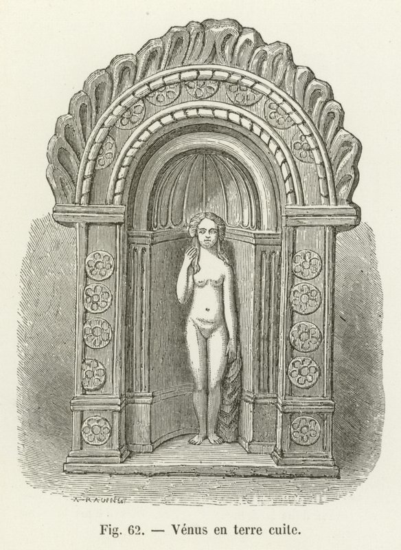Venus i terracotta af French School