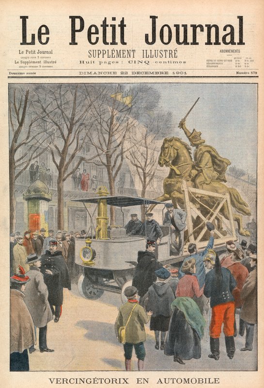 Vercingetorix i en bil af French School