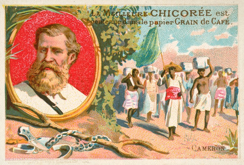 Verney Lovett Cameron, britisk opdagelsesrejsende (chromolitho) af French School