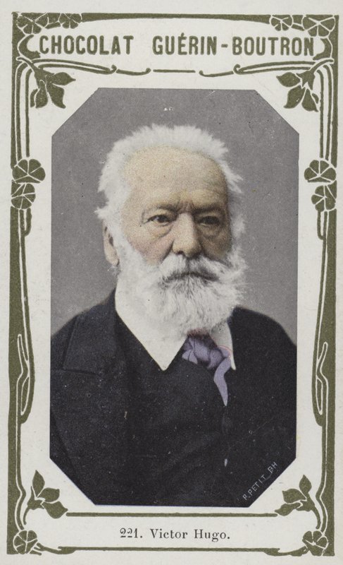 Victor Hugo (farvet foto) af French School