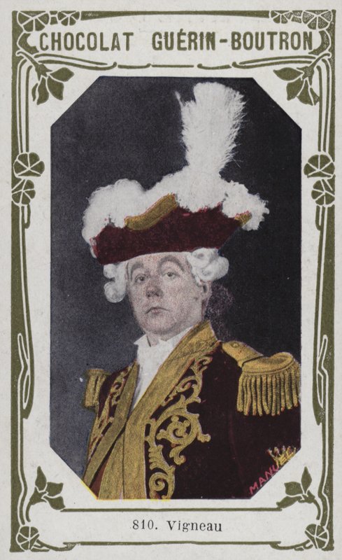 Vigneau (farvet foto) af French School