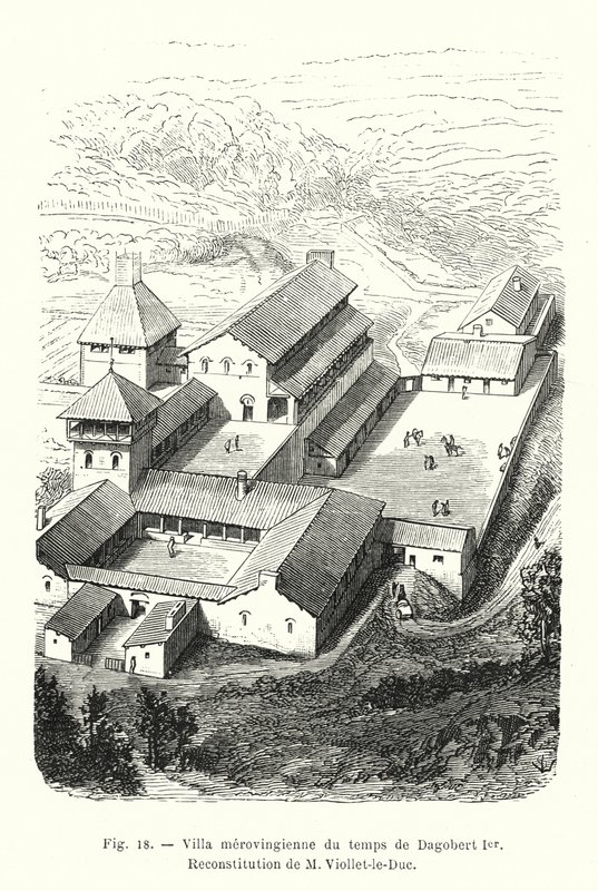 Merovingervilla fra Dagobert I