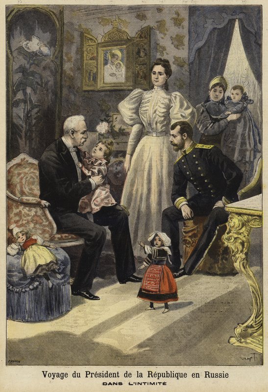 Besøg af den franske præsident Felix Faure i Rusland, 1897 af French School