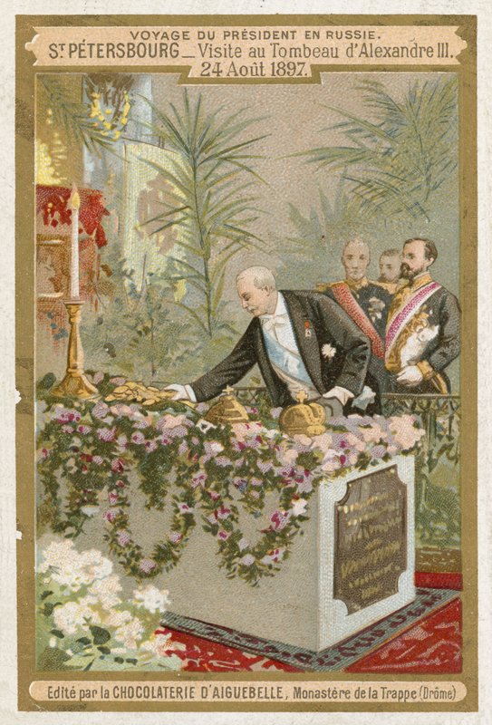 Besøg af den franske præsident Felix Faure i Rusland, 24. august 1897 af French School