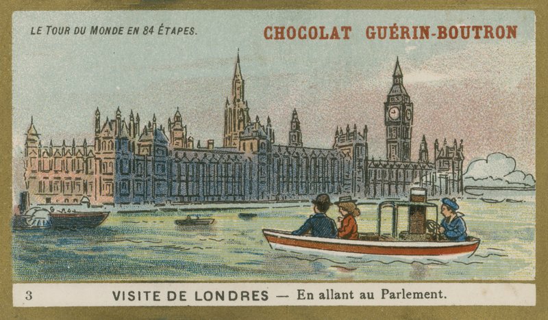 Besøg i London - på vej til Houses of Parliament af French School